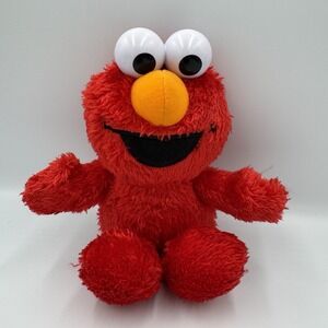 Sesame Street Tickle Me Elmo Laughing Talking Stuffed Animal Plush Toy 10"
